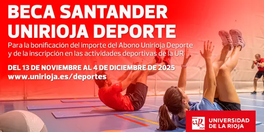 Hasta 14 diciembre | Beca Santander Unirioja Deporte